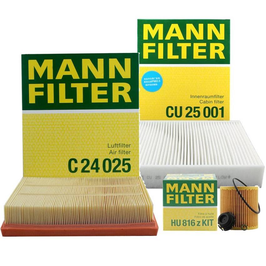 BMW Filter Service Kit 64119237555 - MANN-FILTER 3724940KIT